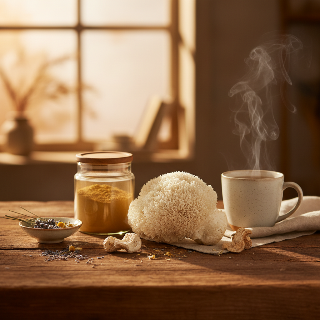 Lion's Mane for Stress and Sleep: Natural Support for a Calm Mind - Love Life Supplements UK Guide