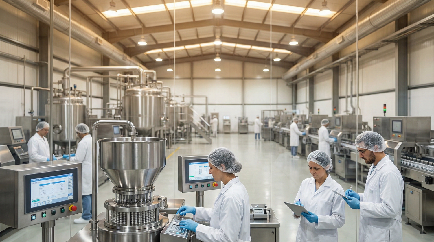 Supplement Industry Daily Briefing February 24 2026 - nutraceutical manufacturing facility with quality control