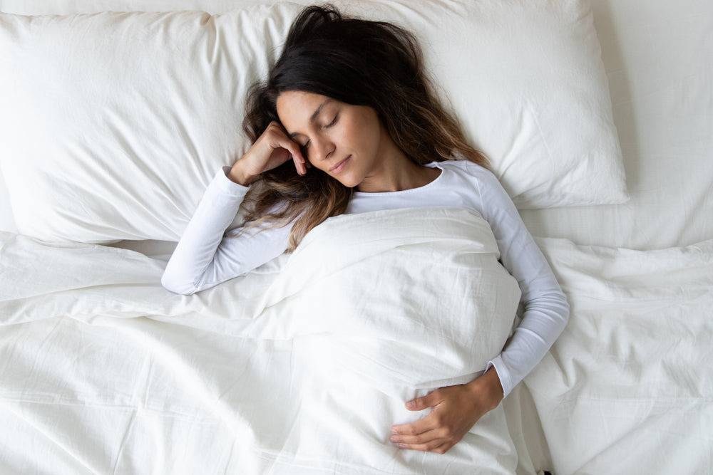 person suffering from insomnia