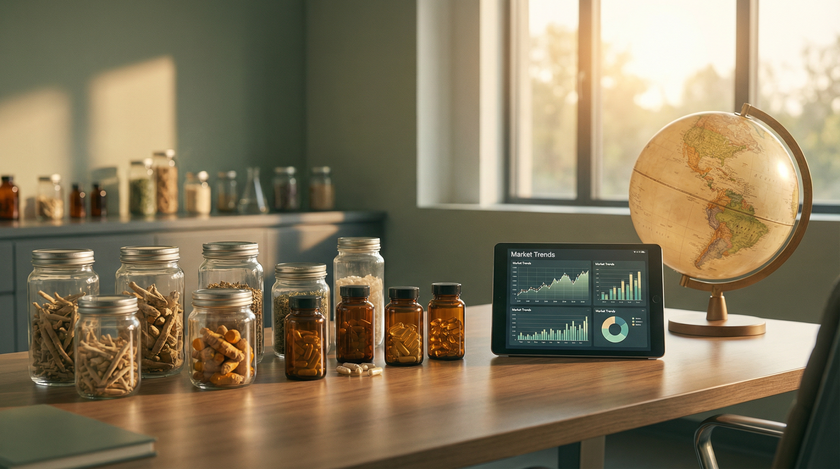Supplement Industry Daily Briefing March 2 2026 - Editorial image featuring botanical ingredients, supplement capsules, and market trend data