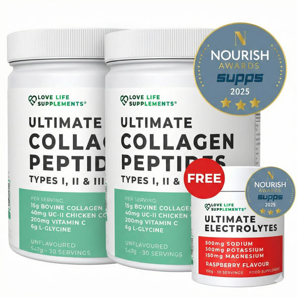 2 Ultimate Collagen Peptides + FREE Ultimate Electrolytes