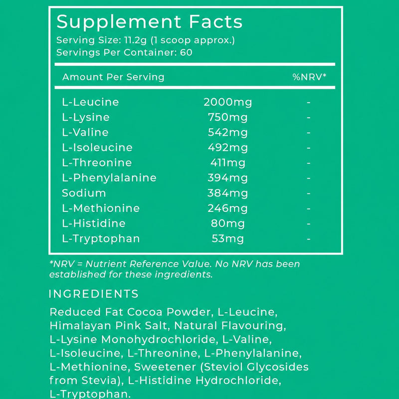 Essential Amino Acids (EAAs) - Chocolate Salt