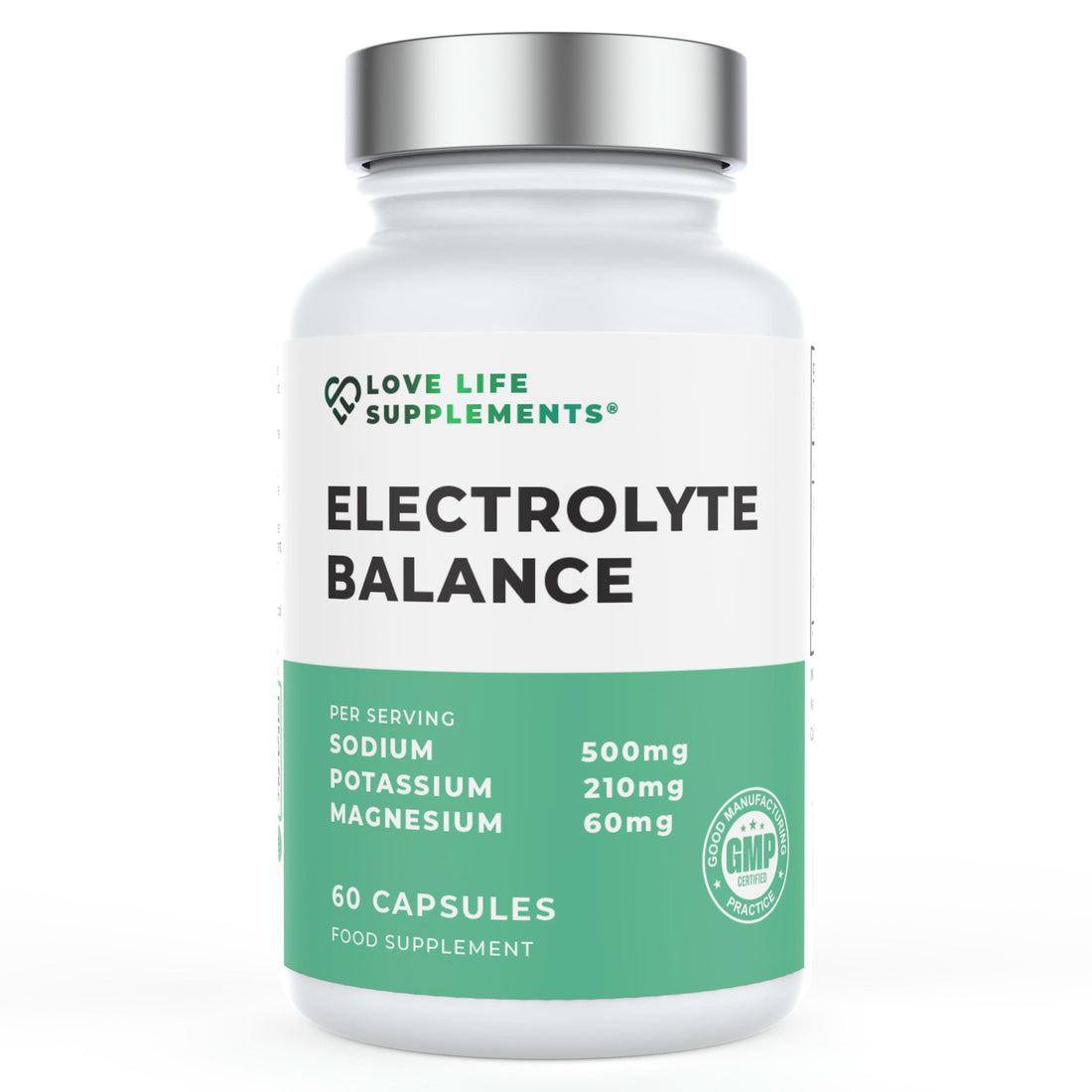 Supplement bottle labeled &