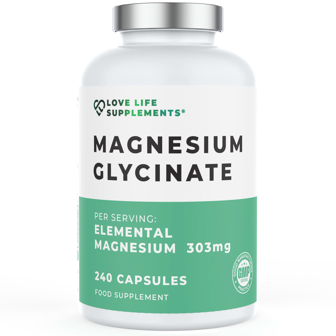 Supplement bottle labeled &