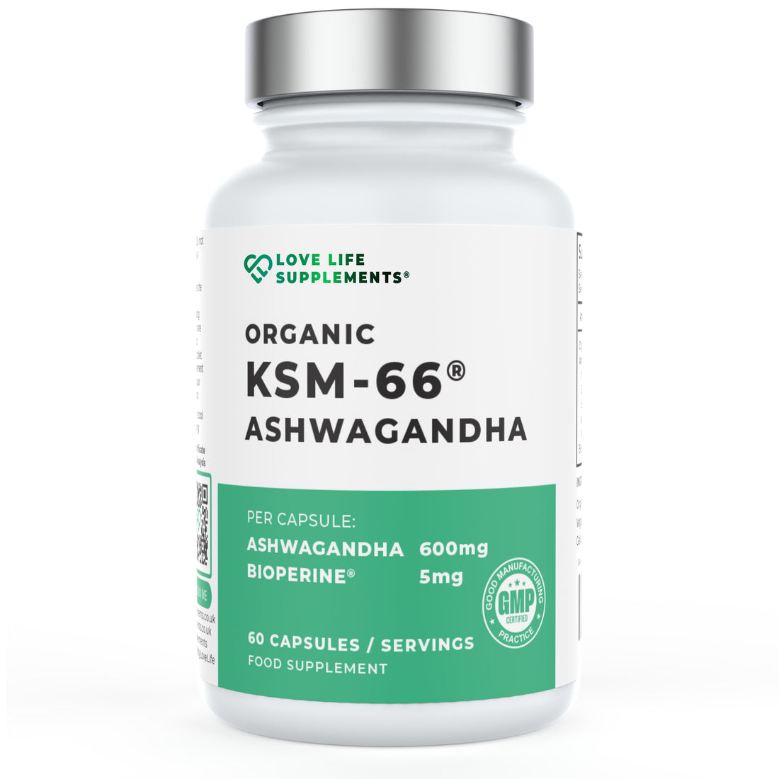Supplement bottle labeled &