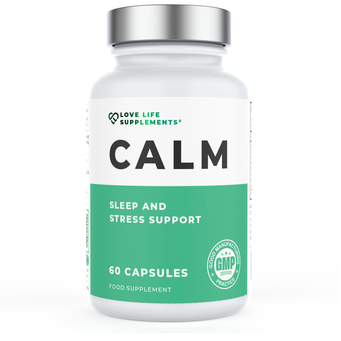 Supplement bottle labeled &