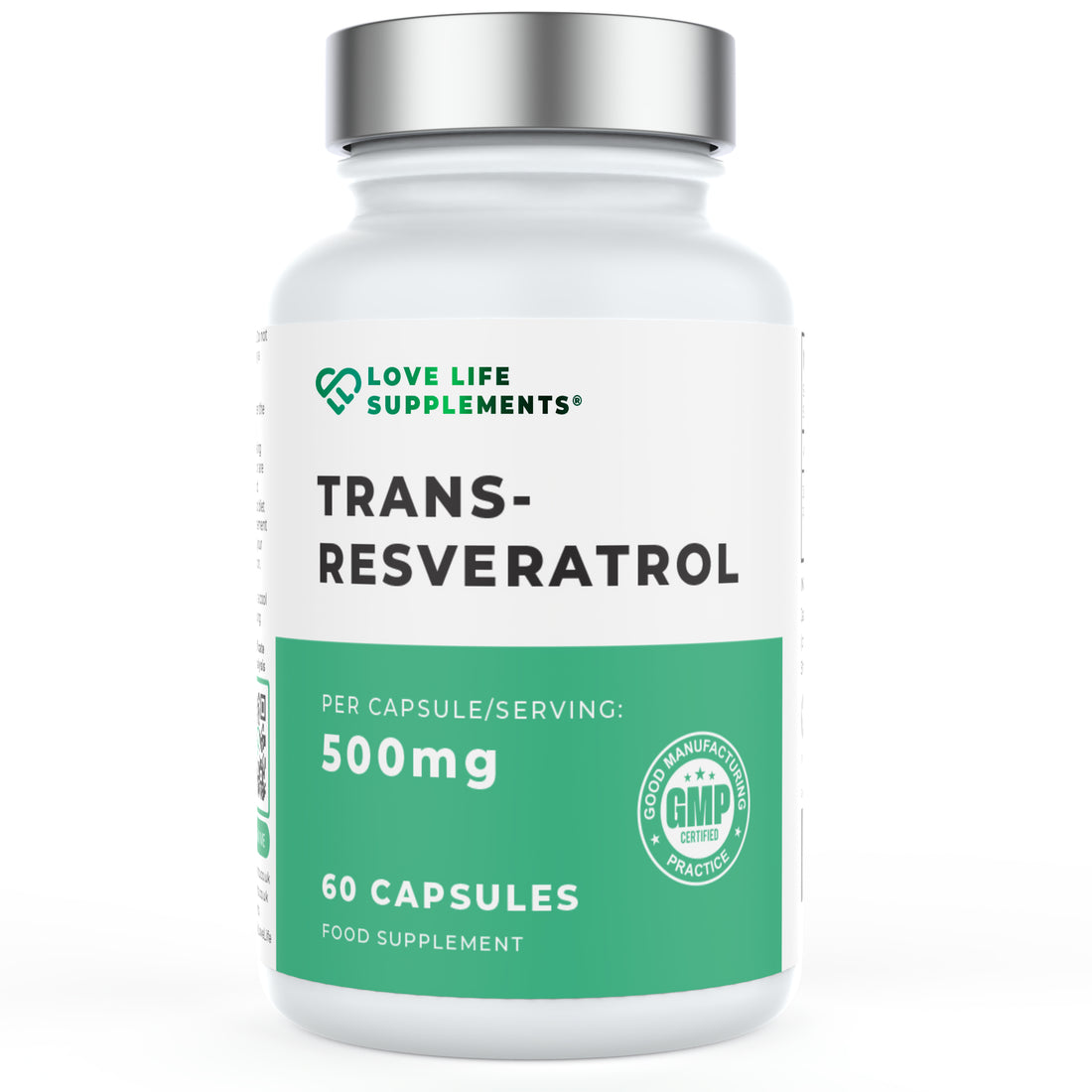 Supplement bottle labeled &