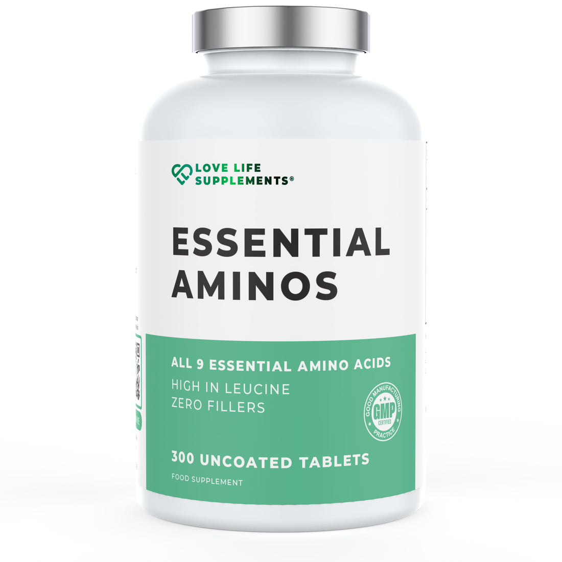Supplement bottle labeled &