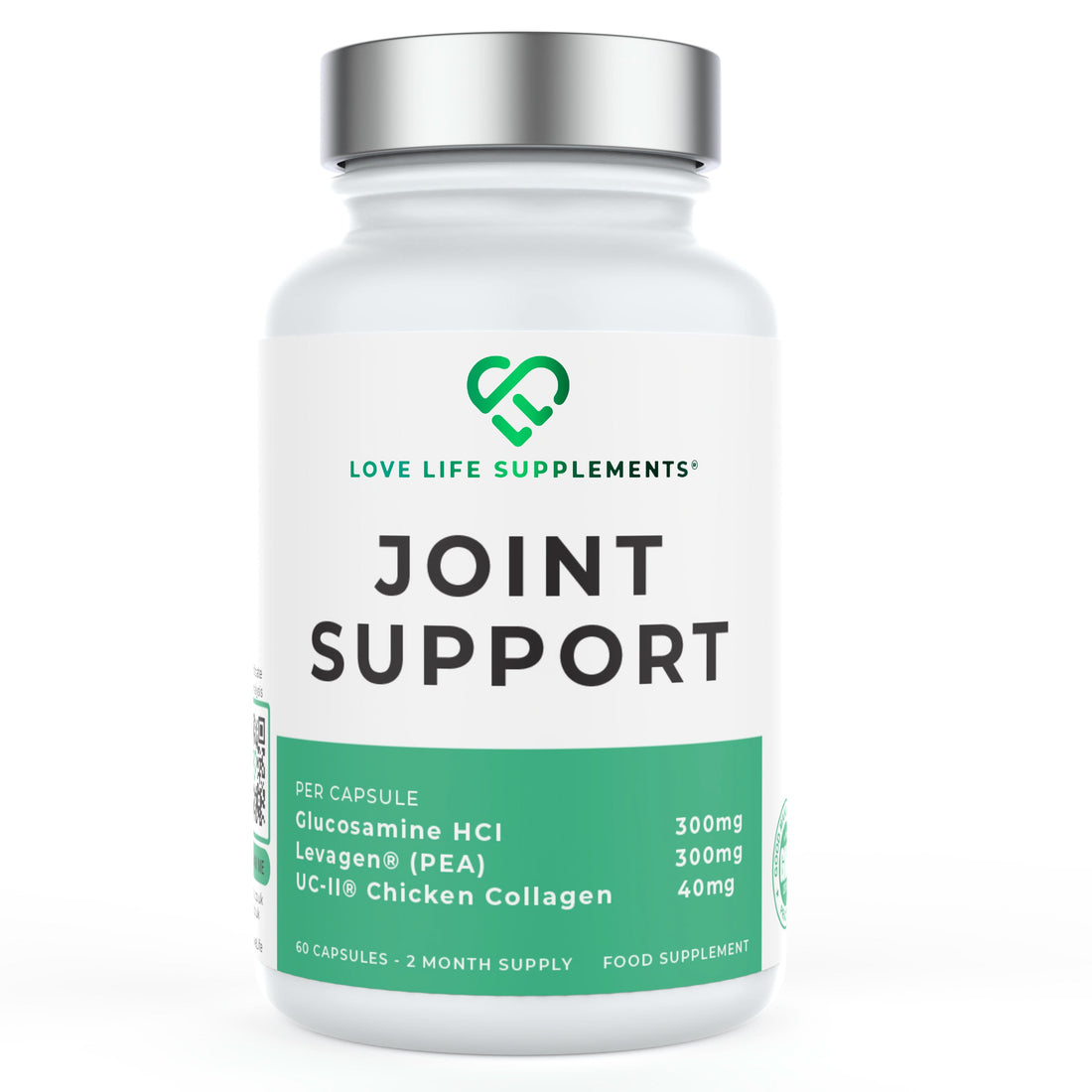 Supplement bottle labeled &