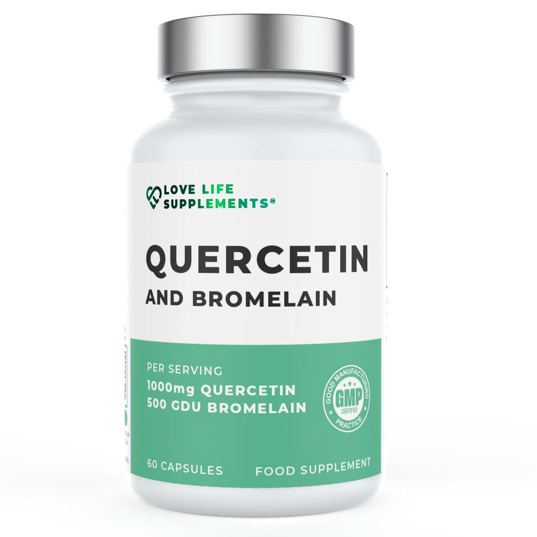 Supplement bottle labeled &