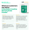 Customer reviews of Creavitalis® Creatine Monohydrate Powder