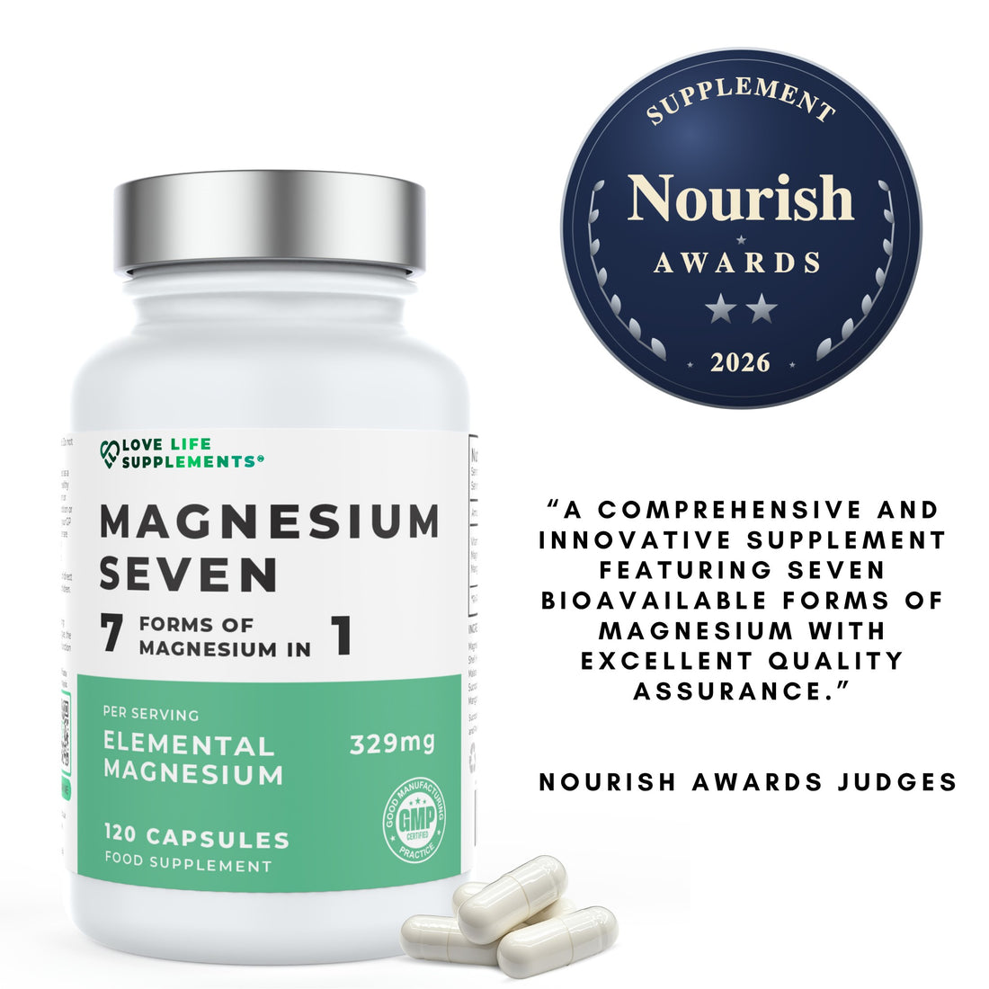 Magnesium Seven - Nourish Awards 2026 winner, judges&